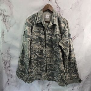 Air Force Jacket 38 Long Medium Digital Camo Desert Top Shirt Military SPE1C
